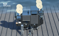 First place (2000 Euros) was won by DAO Innovation, from Romania. Image courtesy: ShipDX/GLO Marine