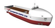 Following further developments in its design, Hrönn will now be a monohulled vessel of 37 m length, better suited for the intended operations. (Image: Bourbon/Automated Ships Ltd.)