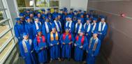 Forty-five students representing various crafts graduated from Ingalls Shipbuilding’s Apprentice School on Saturday. (Photo by Andrew Young/HII)