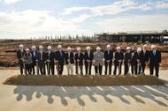 At the groundbreaking ceremony for the new San Jacinto College Maritime Training Center (Photo: Jeannie Peng-Armao, San Jacinto College)