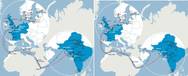 Map: CMA CGM Group.