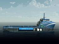 M/V Harvey Energy Image courtesy of Harvey Gulf International Marine)