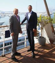 Gary Hubbard, Chief Commercial Officer of Neutral Fuels and Lars Liebig, Managing Director of UED.