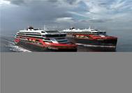 Hurtigruten Rolls Royce Illustration of vessels Photo Hurtigruten