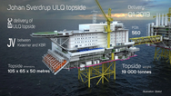 An illustration of the utility- and living quarters topside