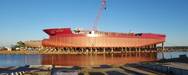 File Image: a domestic dredge under construction in a U.S. yard (Credit: GLDD)
