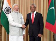 Indian Prime Minister, Narendra Modi and President of Maldives Ibrahim Mohamed Solih. Photo: PIB
