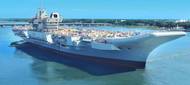 India's first indigenous aircraft carrier Photo: Cochin Shipyard Ltd.