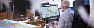 Risk Intelligence System data being assessed at the company’s Hellerup offices, near Copenhagen, Denmark: together with its centers in North America and Singapore, Risk Intelligence provides worldwide maritime transportation security intelligence on a 24/7/365 basis. (Photo: Risk Intelligence)