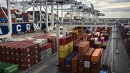 Intermodal operations in the port of Savannah, GA (CREDIT: GPA / Stephen Morton)