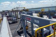 Kalmar automatic stacking cranes at DP World Brisbane