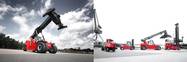 Kalmar Essential Reachstacker and Kalmar Essential range and TL2. Photo: Kalmar