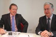 Keith Jones (left) and Richard Cornah