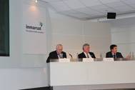 Keynote session panel; together with Frank Coles is David Balston, Director - Safety and Environment, UK Chamber of Shipping and Paul McStay, Lead Environmental Specialist, Lloyd's Register