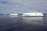 KONGSBERG’s Ocean Space Drones 1 and 2 will be test platforms in the H2H project (Image: KONGSBERG)