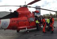 Laker medevac: Photo courtesy of USCG