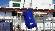 Alfa Laval Aalborg boiler to be installed on a Seaspan container vessel as part of a steam solution to support the use of sulphur-compliant fuel (Photo: Alfa Laval)