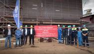 Keel Laying 'National Geographic Resolution'. Photo: Ulstein Group