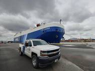The M/V Lyra Leader (Image CREDIT: Baltimore CBP