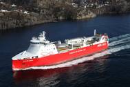 Nor Lines vessel, MV Kvitbjorn (Photo Samskip)