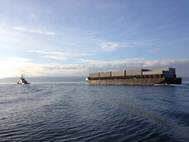 A local barge underway near the port of Everett (CREDIT: port of Everett)