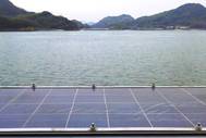 Marine grade solar panel and frame at Teramoto Iron Works, Onomichi, Japan (Photo: EMP)