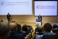 Mayor of Gdynia Wojciech Szczurek and Intermarine President Slawomir Kalicki at the Maritime Economy Forum Gdynia (Photo: Maritime Economy Forum Gdynia)