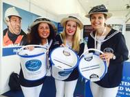 The Mission to Seafarers fundraisers in 19th C sailor costumes