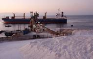 A NORDEN dry cargo vessel loading salt in Patillos (Photo: NORDEN)