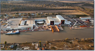 North American Shipbuilding shipyard in Larose, La. (Photo: Edison Chouest)