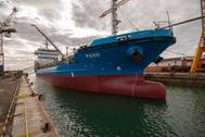 Paxoi bunker tanker, managed by MM Marine Inc (Photo courtesy of Navalrocha shipyard)