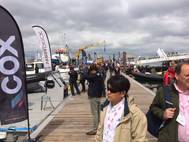 Perhaps the busiest part of the Seawork event involved the impressive display of workboats - all available to board and trial - alongside this waterfront venue. Image: Joseph Keefe