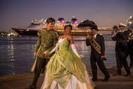 Photo Credit/ Kent Phillips, Disney: Photo from Disney Wonder’s inaugural sail on Feb. 7, 2020.