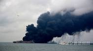 File photo of Sanchi burning (Credit: China Ministry of Transport)