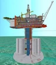 Planned Hebron GBS Platform: Image credit Statoil
