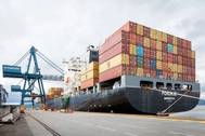 MSC Pohorje at Clydeport (Photo: Peel Ports)