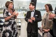 Princess Margriet, Masamichi_Morooka and Mrs Morooka (Photo: ICS)