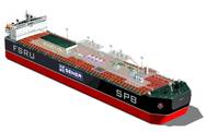 A rendering of a typical FSRU. Credit: Sener