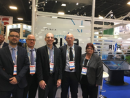 Representatives from ShipServ and IB's InfoSHIP at Seatrade Cruise Global, Fort Lauderdale (Photo: ShipServ)