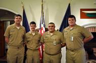 Richard Scales, Daniel Press, Andrew Scalice and Conner McDaniel (Photo: Crowley)