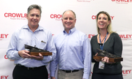 From left to right: Ray Martus, Tom Crowley Jr. and Zoe Goss (Photo: Crowley)