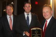 From left to right: SCA President Matthew Paxton with Rep. Hunter and newly-elected Chairman, Richard McCreary (Photo: SCA)