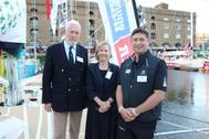 Sir Robin Knox-Johnston, Jan Webber and Tom Bettle (Photo: Sailors’ Society)