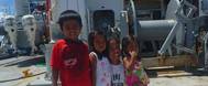 R/V Roger Revelle saves marooned family in Palau