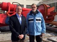 Rob Schettle (left) and Gert de Vries