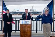 Senator's NNS Press Conference: Photo credit HII