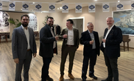 L to R: Sergio Delatorre (Agency Coordinator), Manuel Tirado (CEO & Captain of the Port of Gibraltar), Herman Jorgensen (MD, GAC UK), John Ghio (Deputy Captain of the Port) and Ivo Verheyen (GAC Group VP, Europe). (Photo: GAC)