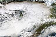 Severe storms have battered the UK. NASA
