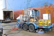 Subsea solution's Hull Cleaning machine.