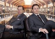 Svein Moxnes Harfjeld, (right) and Trygve P. Munthe (left). (Photo courtesy of DHT Holdings)